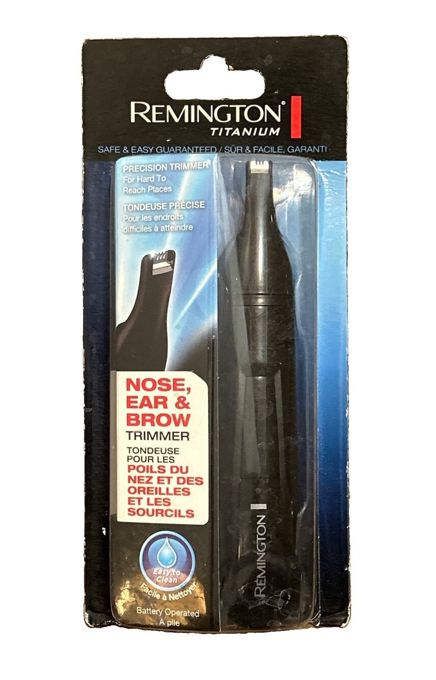 Remington Titanium Nose Ear & Brow Trimmer #NE3150 New & Factory Sealed